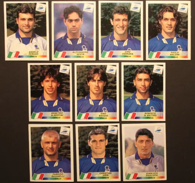 ♣ PANINI FIGURE WC FRANCE 98 1998 ♣ 10 ITALY italy italy stickers ♣