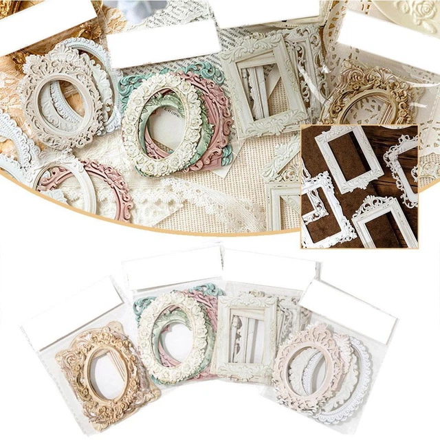 NEW Vintage Photo Frames Cardstock Die Cut For DIY Decoration Scrapbooking Z9J0