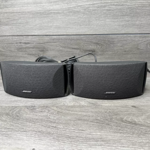 Pair Bose Cinemate Satellite 321 Series I II III GS 4 Pin Speakers w/ Cable