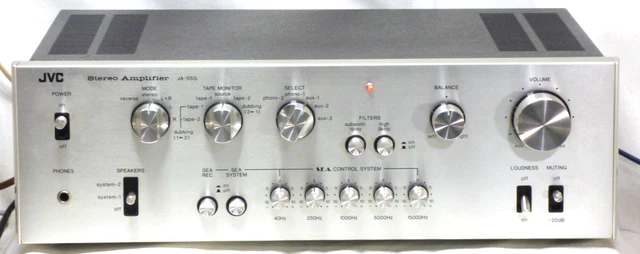 Ampli SANYO DCA 411 - Vintage 1978, 2x45W, Analogique - Japon - Argenté