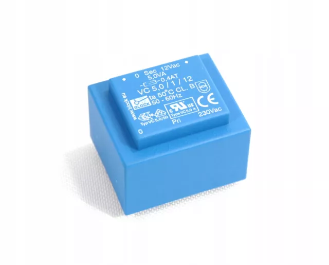 Transformer For Printed Board 230V 12V 5Va / #D W2D 6386