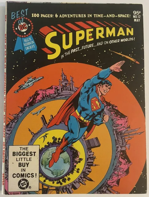 Best of DC Blue Ribbon Digest #12 (1981) Superman In Time & Space VG/FN orBetter 2