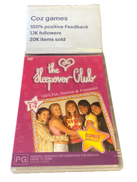 THE SLEEPOVER CLUB: Vol. 1-4, Episodes 1-26 (DVD) Like New