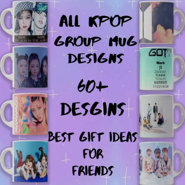 All Kpop Music Band Coffee Cup Tea Mug Gift Ideas Friends BTS Fan Army Blink