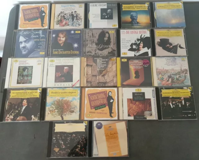 Job lot of 120+ x Classical CDS Naxos Deutsche Grammophon EMI Phillips ETC
