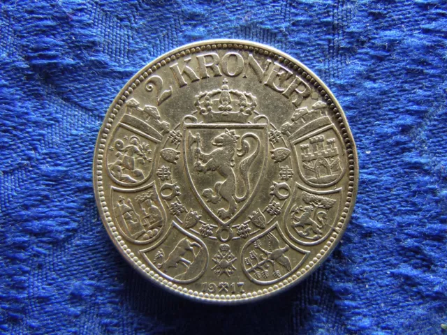 Norway 2 Kroner 1917, Km370