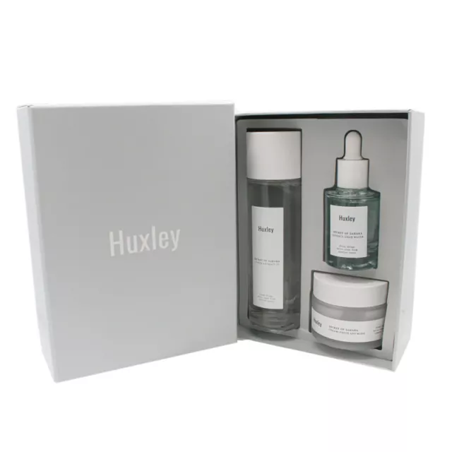 Huxley Skincare Secret of Sahara Hydration Trio Set Gesichtscreme Gesichtstoner Serum