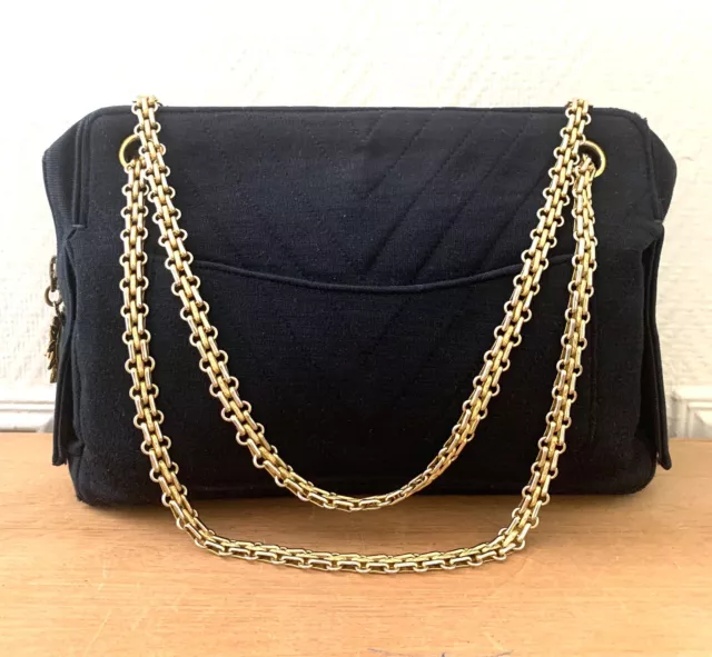 Sac Chanel Vintage / Mademoiselle Jersey Circa 1960