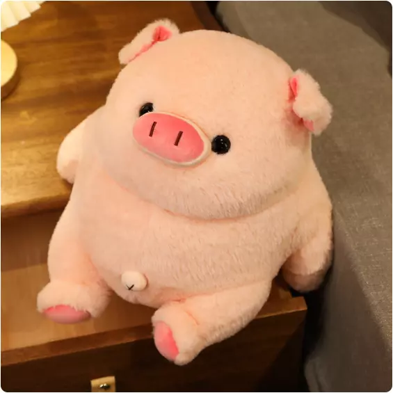 Kawaii Piglet Fluffy Slippers