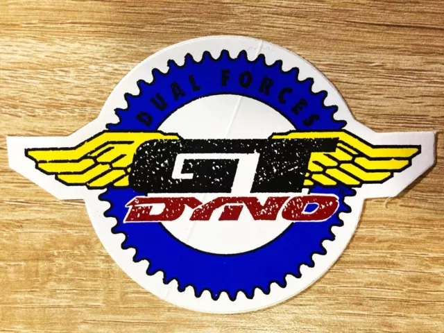 Reduced NOS 1990's GT DYNO Dual Forces Decal Stickers Vintage Old Mid School BMX