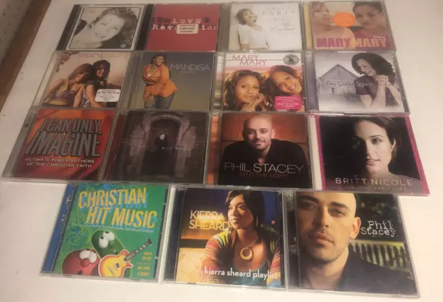 15 CD Lot Christian Music CDs Gospel Religious Devotional Contemporary Mary Mary