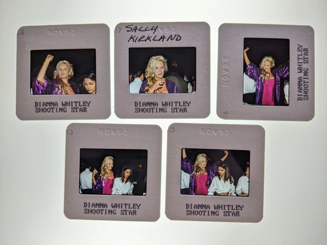 Dw5-443 Sally Kirkland Lot (5) 35Mm Orig Slide Via Dianna Whitley