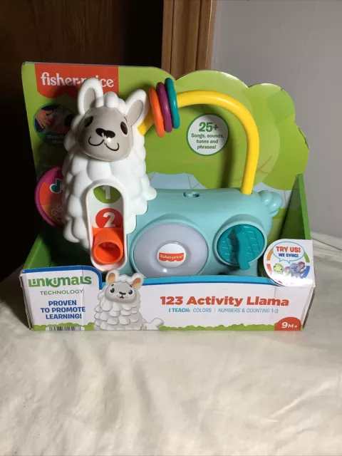 Fisher-Price Linkimals Activity Llama Interactive Learning Baby Toddler Toy New