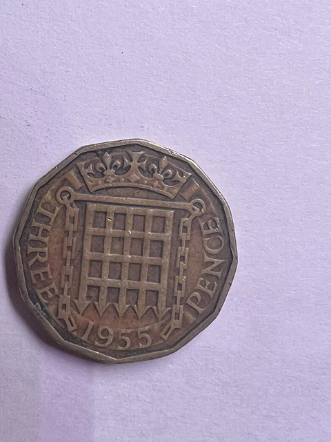 1955 England - Three Pence