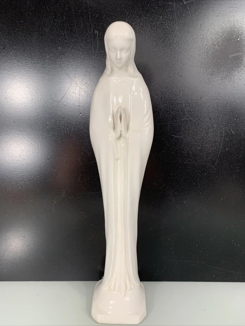 Support De Chapelet Vierge Marie - Statue En Résine Bénie, Décoration Religieuse (9x12 Cm)
