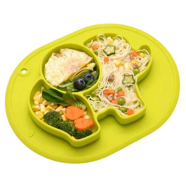 Plato para niños pequeños creativo fácil de usar vajilla para niños vajilla para comida