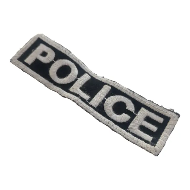 Parche de identificación de etiqueta de nombre de policía Parches bordados...