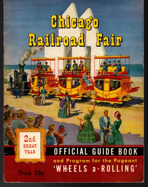 1949 CHICAGO RAILROAD FAIR Official Guide Book