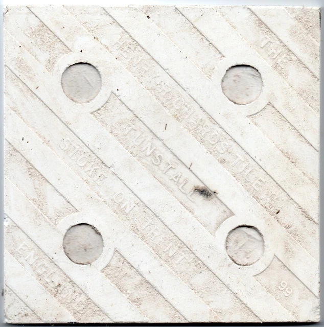 Lot of 170 field tiles 45 sqft white cream Original Richards antique reclaimed 2