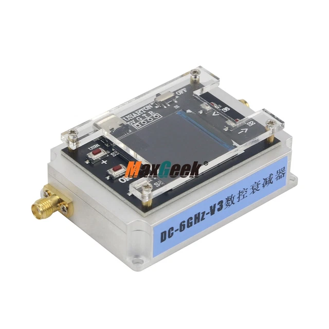 Rf Leveler Module DC-6GHZ 90DB PROGRAMMABLE RF Attenuator Module Step 0.25DB 1.3