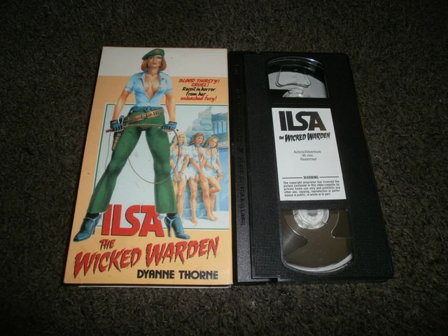 ILSA THE WICKED Warden Vhs Videotape Cic Video Dyanne Thorne Cult ilsa-the-wicked-warden-vhs-videotape-cic-video-dyanne-thorne-cult