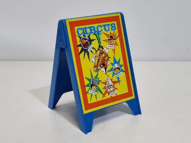 Playmobil 3510 Piste De Cirque Vintage - Boîte D'origine, System Klicky, Musiciens, Animaux