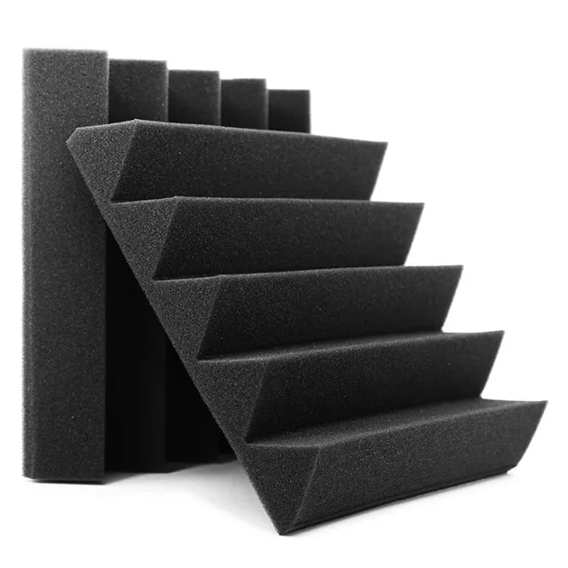 12pcs Acoustic Wall Panel Tiles Studio Sound Proofing Insulation Foam PadsCB