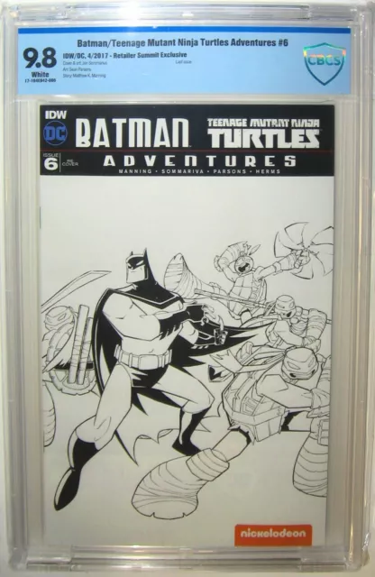 Batman Teenage Mutant Ninja Turtles Adventures #6 CBCS 9.8 Retailer Summit C2E2