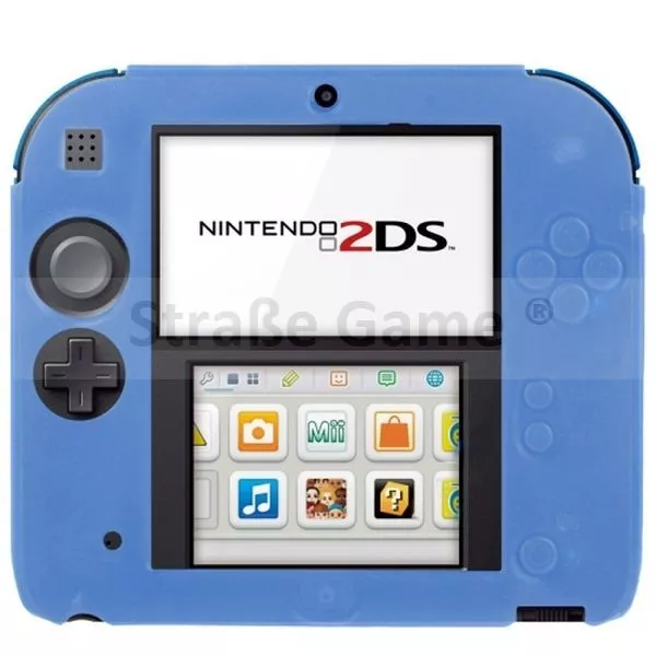 Housse etui protection silicone pour Nintendo 2 DS 2DS - anti choc / rayures