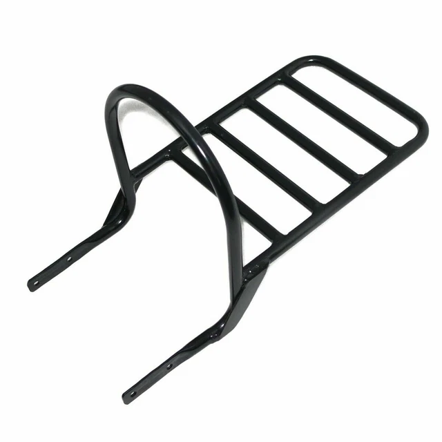 REAR PASSENGER BACKREST With Carrier For Royal Enfield Bullet 350 500 ...