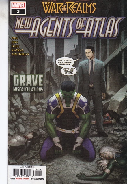 Marvel Comics War Of The Realms New Agents Of Atlas #3 August 2019 Fast P&P