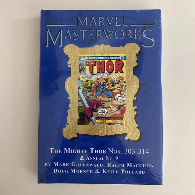 MARVEL MASTERWORKS MIGHTY THOR Vol 304 DM Vol 20 Gold Frame Variant HC SEALED