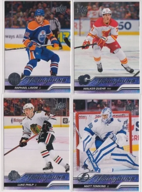 2023-24 Upper Deck Series 2 Young Guns *U PICK* Choose Card Finish Set