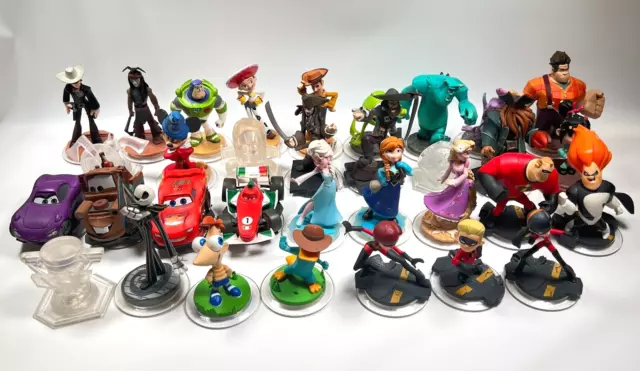 Disney Infinity 1.0 Complete Figures Bundle - All Characters From First Game