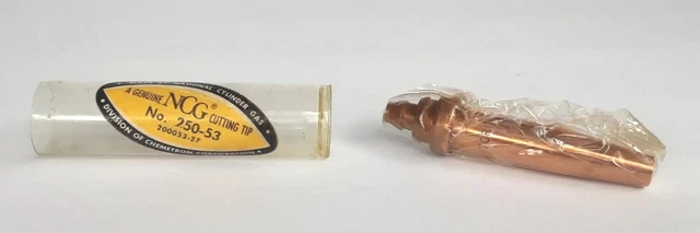 NCG Torch Cutting Tip No. 250-53 New Sealed In Plastic