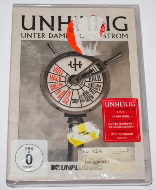 DVD - UNHEILIG Unter Dampf - Ohne Strom 2 DVD MTV Unplugged Neu in Folie