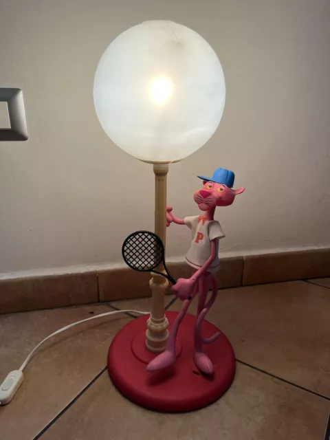 La Pantera Rosa lampada vintage funzionante. Tennista