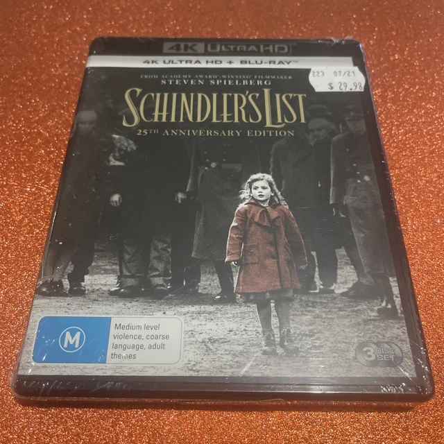 NEW! SCHINDLER’S LIST - Movie Collection 4K Ultra HD Blu Ray Region B ...
