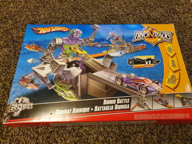 Hot wheels cheap robot track