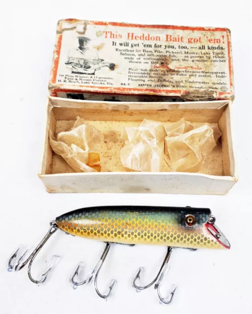 VINTAGE HEDDON BASSER #8500 Fishing Lure $36.95 - PicClick