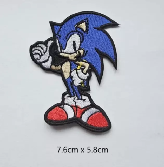 Sonic The Hedgehog embroidered Patch sew iron on Patches Badges transfer clothes