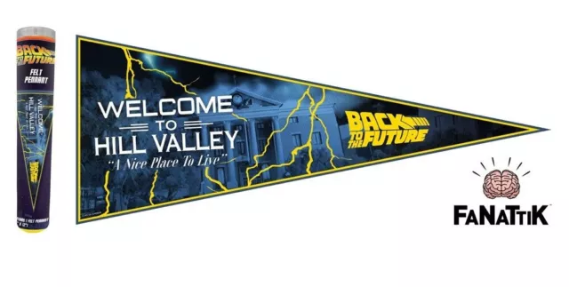 Back to the Future Pennant Welcome To Hill Valley Bttf 462214