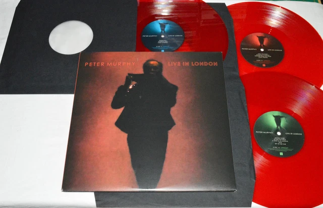 Peter Murphy Live In London アナログ盤 3LP Peter Murphy - Live In London - Deluxe double CD and 12 page