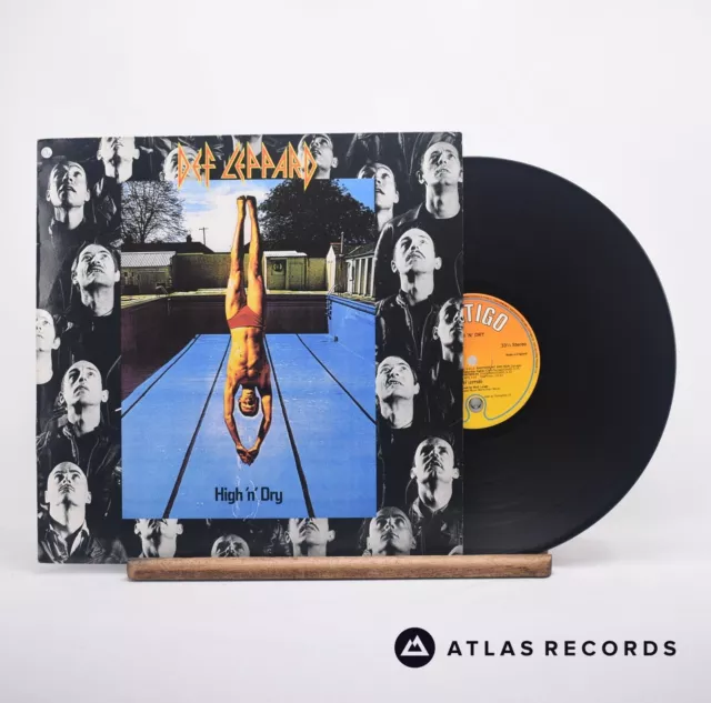 Def Leppard High 'N' Dry A-1 B-1 LP Album Vinyl Record 6359 045 Vertigo - EX/EX 2
