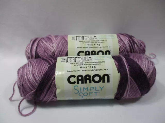 Caron Yarn SIMPLY SOFT - 6oz / 170g - Several colors to choose from