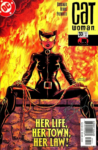 Catwoman #33 Signed By Artist Paul Gulacy