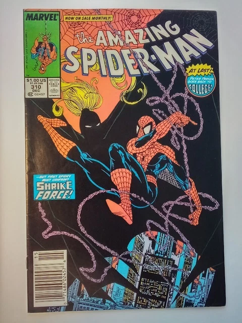 The Amazing Spider-Man #310, Marvel Comics, Todd Mcfarlane Spiderman Cover, NM!