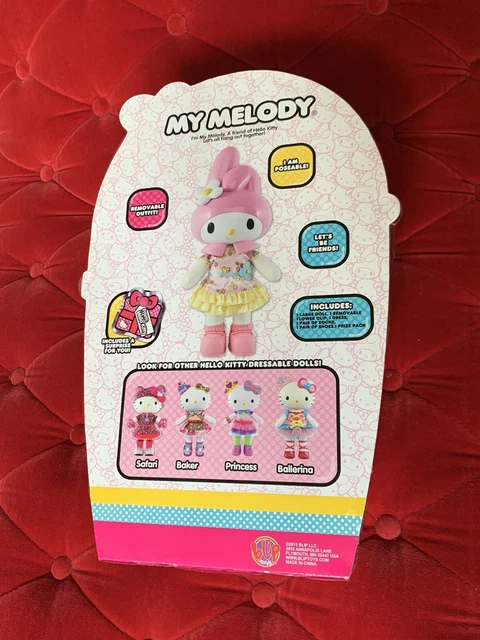 RARE SANRIO HUGE LARGE MY MELODY Hello kitty Friend Poseable 13 ...