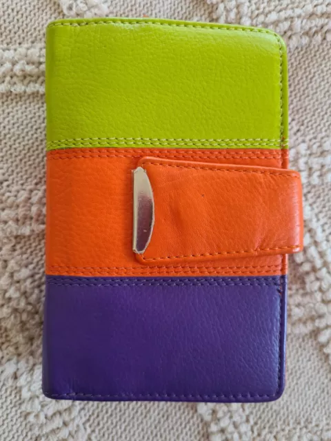 Beautiful Cenzoni Multicoloured Genuine  Leather Ladies Wallet