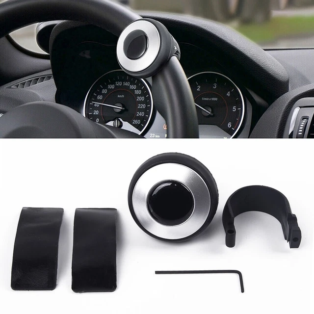 1x Maniglia Aiuto Impugnatura Volante Auto Universale Assistente Alimentazione & Spinner Manopola